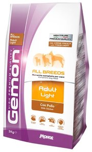 Gemon Корм для собак Dog All Breeds Adult Light с курицей фото